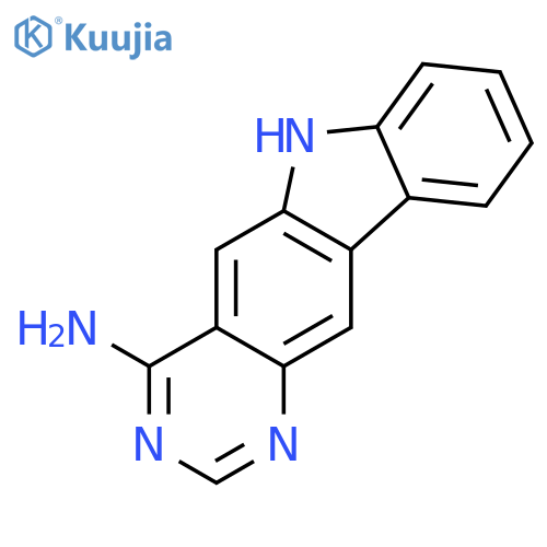 6H-Pyrimido[5,4-b]carbazol-4-amine structure