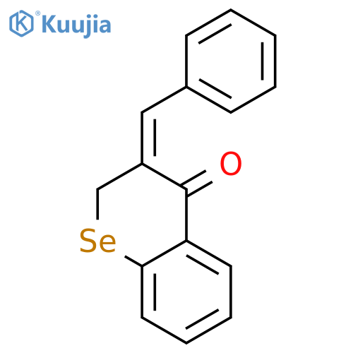 4H-1-Benzoselenin-4-one, 2,3-dihydro-3-(phenylmethylene)-, (Z)- structure
