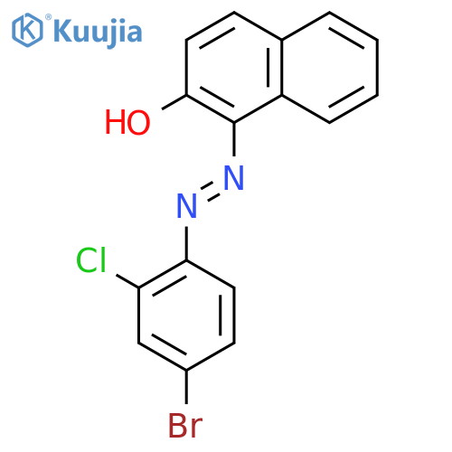 2-Naphthalenol, 1-[(4-bromo-2-chlorophenyl)azo]- structure