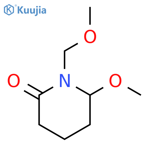 6-methoxy-1-(methoxymethyl)-2-Piperidinone structure