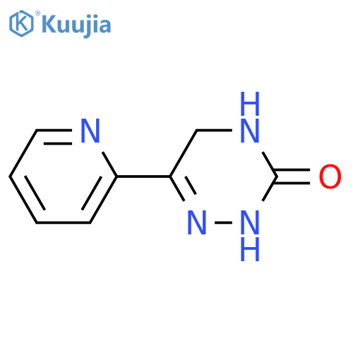 1,2,4-Triazin-3(2H)-one, 4,5-dihydro-6-(2-pyridinyl)- structure