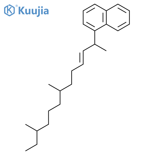 Naphthalene, 1-(1,6,10-trimethyl-2-dodecenyl)- structure