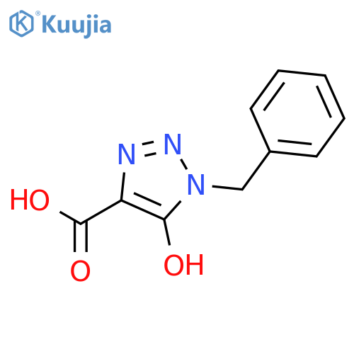 1H-1,2,3-Triazole-4-carboxylic acid, 5-hydroxy-1-(phenylmethyl)- structure