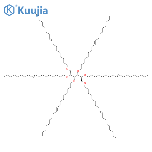 1,2,3,4,5,6-Hexa-O-octadec-9-en-1-yl-D-glucitol structure