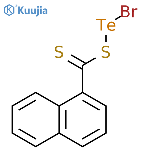 Naphthalene, 1-[[(bromotelluro)thio]thioxomethyl]- structure