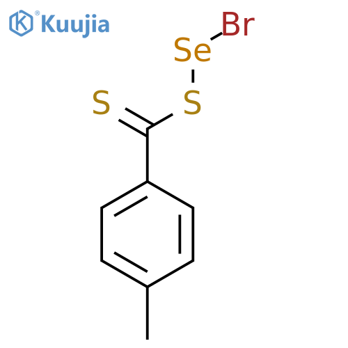Benzene, 1-[[(bromoseleno)thio]thioxomethyl]-4-methyl- structure