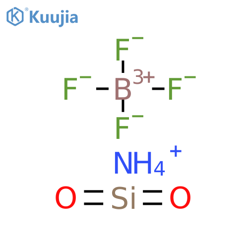 Borate(1-), tetrafluoro-, ammonium, reaction products with silica structure