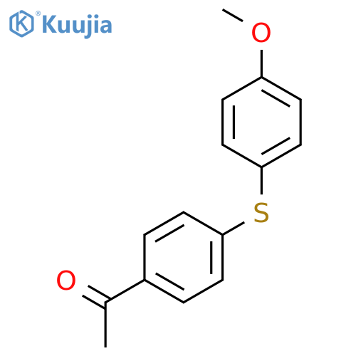 Ethanone, 1-[4-[(4-methoxyphenyl)thio]phenyl]- structure