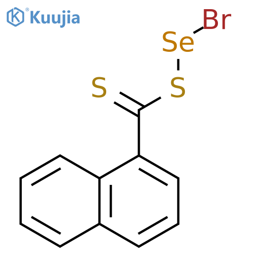 Naphthalene, 1-[[(bromoseleno)thio]thioxomethyl]- structure