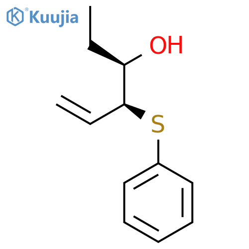5-Hexen-3-ol, 4-(phenylthio)-, (R*,S*)- structure