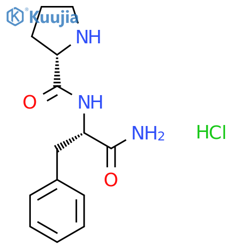 H-PRO-PHE-NH2 Hydrochloride Salt structure