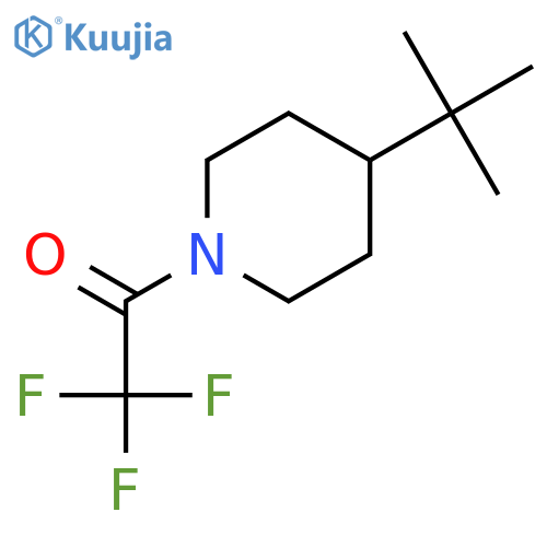 Piperidine, 4-(1,1-dimethylethyl)-1-(trifluoroacetyl)- structure
