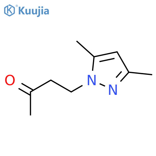 4-(3,5-dimethyl-1H-pyrazol-1-yl)butan-2-one structure
