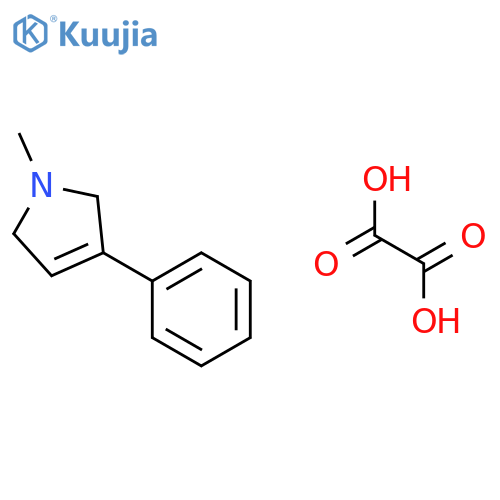 1-Methyl-3-phenyl-2,5-dihydro-1H-pyrrole oxalate structure