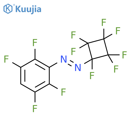 Diazene, (heptafluorocyclobutyl)(2,3,5,6-tetrafluorophenyl)- structure