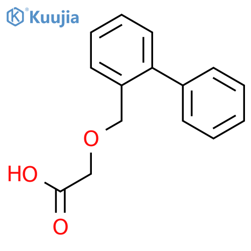 Acetic acid, ([1,1'-biphenyl]-2-ylmethoxy)- structure