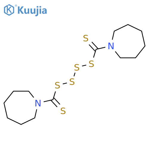Tetrasulfide, bis[(hexahydro-1H-azepin-1-yl)thioxomethyl] structure