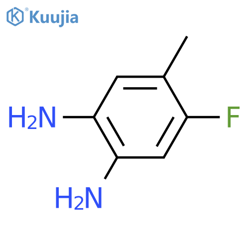 4-Fluoro-5-methylbenzene-1,2-diamine structure