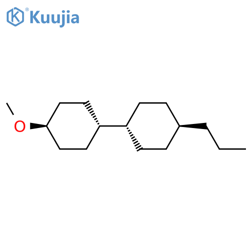 trans,trans-4-Propyl-4-methoxy-bicyclohexyl structure