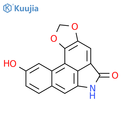Benzo[f]-1,3-benzodioxolo[6,5,4-cd]indol-5(6H)-one,10-hydroxy- structure