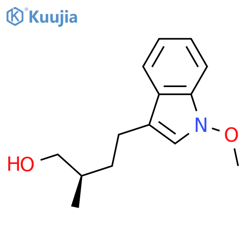 4-(1-Methoxyindol-3-yl)-2-methylbutan-1-ol structure