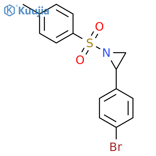 Aziridine, 2-(4-bromophenyl)-1-[(4-methylphenyl)sulfonyl]- structure
