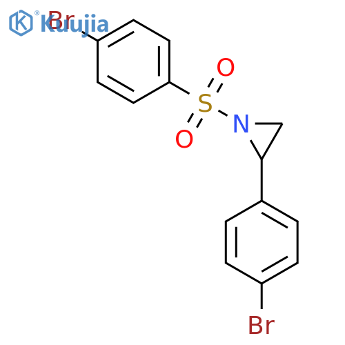 Aziridine, 2-(4-bromophenyl)-1-[(4-bromophenyl)sulfonyl]- structure