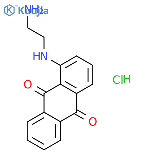 9,10-Anthracenedione,1-[(2-aminoethyl)amino]-, hydrochloride (1:1) structure