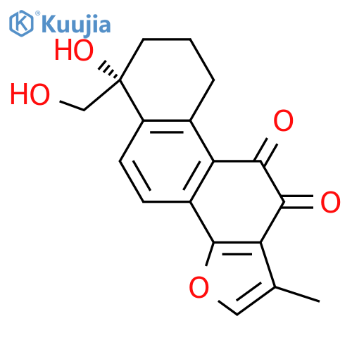 (6S)-6,7,8,9-Tetrahydro-6-hydroxy-6-hydroxymethyl-1-methylphenanthro[1,2-b]furan-10,11-dione structure
