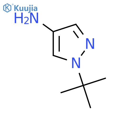 1-Tert-butyl-1H-pyrazol-4-amine structure