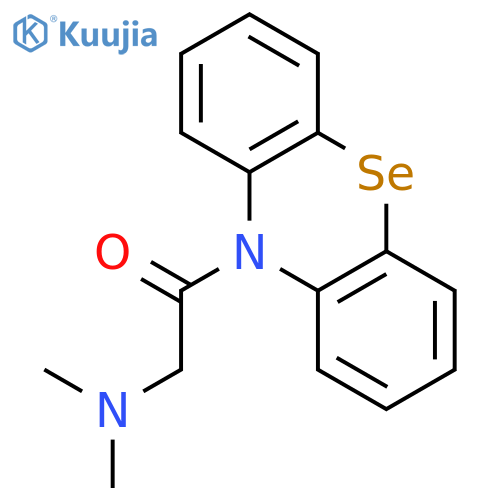 10H-Phenoselenazine, 10-[(dimethylamino)acetyl]- structure