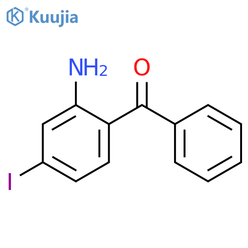 Methanone, (2-amino-4-iodophenyl)phenyl- structure