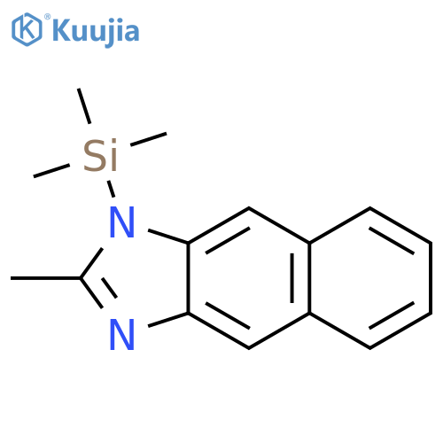 1H-Naphth[2,3-d]imidazole, 2-methyl-1-(trimethylsilyl)- structure