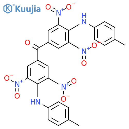 Methanone, bis[4-[(4-methylphenyl)amino]-3,5-dinitrophenyl]- structure