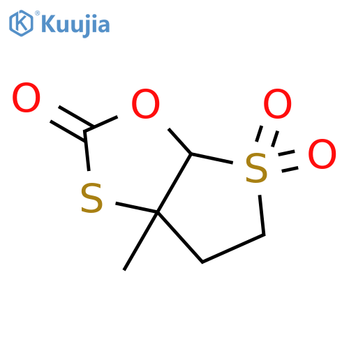 Thieno[3,2-d][1,3]oxathiol-2-one, tetrahydro-6a-methyl-, 4,4-dioxide structure