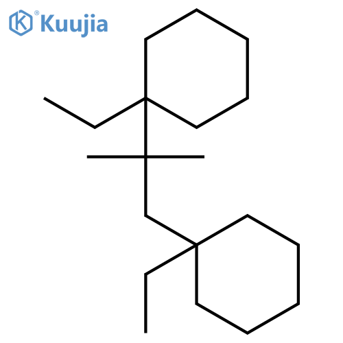Cyclohexane, 1,1'-(1,1-dimethyl-1,2-ethanediyl)bis[ethyl- structure