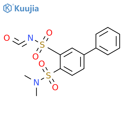 [1,1'-Biphenyl]-3-sulfonyl isocyanate, 4-[(dimethylamino)sulfonyl]- structure