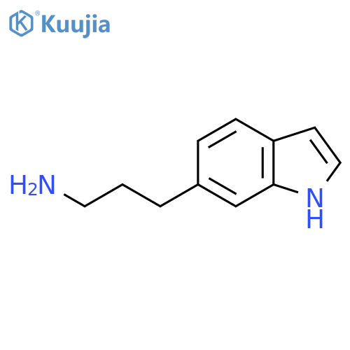 3-(1H-indol-6-yl)propan-1-amine structure