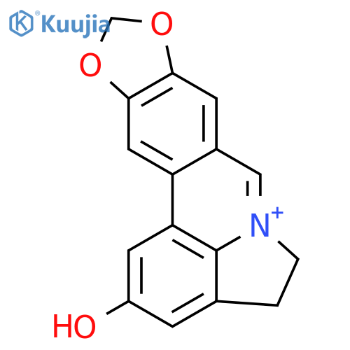 2-hydroxy-4,5-dihydro-[1,3]dioxolo[4,5-j]pyrrolo[3,2,1-de]phenanthridinium structure