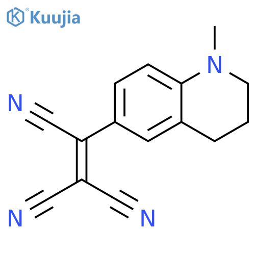 Ethenetricarbonitrile, (1,2,3,4-tetrahydro-1-methyl-6-quinolinyl)- structure