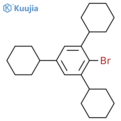 1-Bromo-2,4,6-tricyclohexylbenzene structure