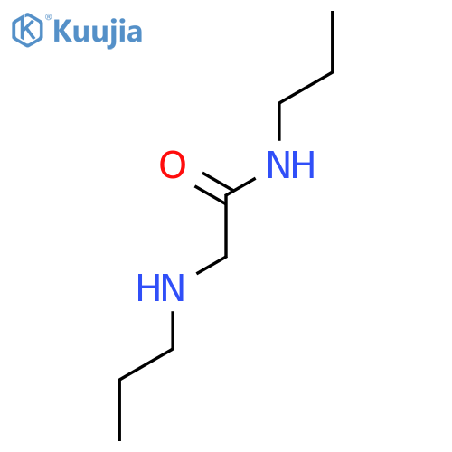 N-propyl-2-(propylamino)acetamide structure