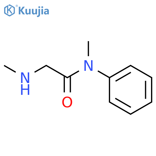 Acetamide,N-methyl-2-(methylamino)-N-phenyl- structure