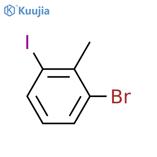 1-Bromo-3-iodo-2-methylbenzene structure