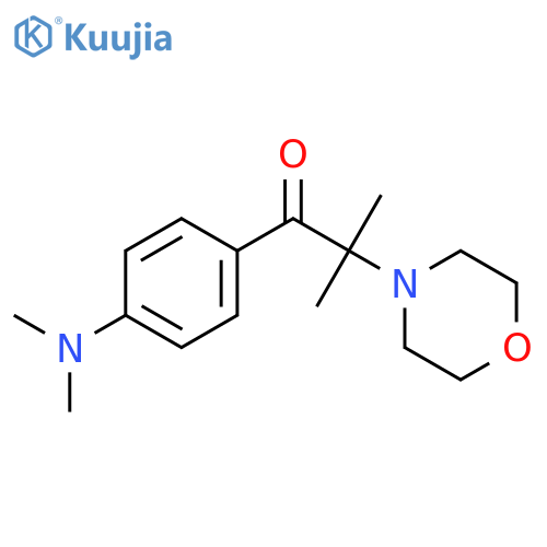 1-Propanone, 1-[4-(dimethylamino)phenyl]-2-methyl-2-(4-morpholinyl)- structure