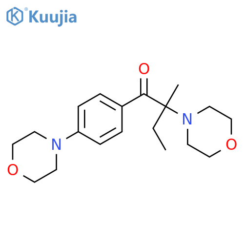 1-Butanone, 2-methyl-2-(4-morpholinyl)-1-[4-(4-morpholinyl)phenyl]- structure