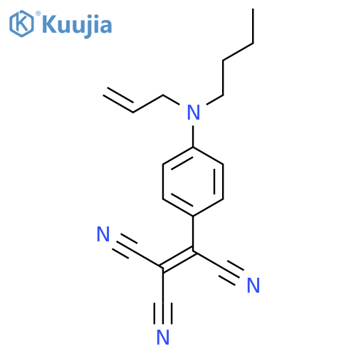 Ethenetricarbonitrile, [4-(butyl-2-propenylamino)phenyl]- structure
