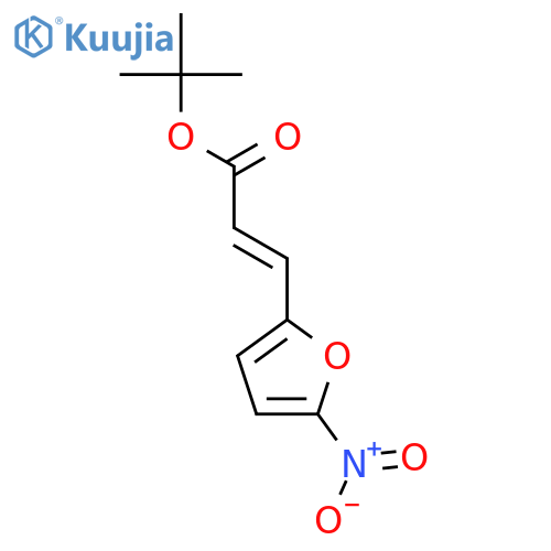 tert-butyl 3-(5-nitrofuran-2-yl)prop-2-enoate structure