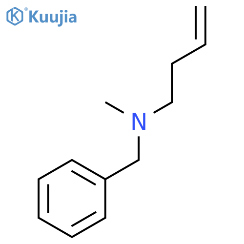 Benzenemethanamine, N-3-buten-1-yl-N-methyl- structure