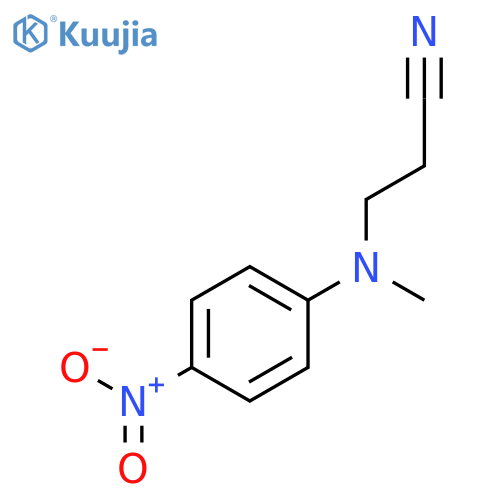 Propanenitrile, 3-[methyl(4-nitrophenyl)amino]- structure